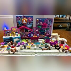 Lot of Barbie Pets, Playsets & Accessories